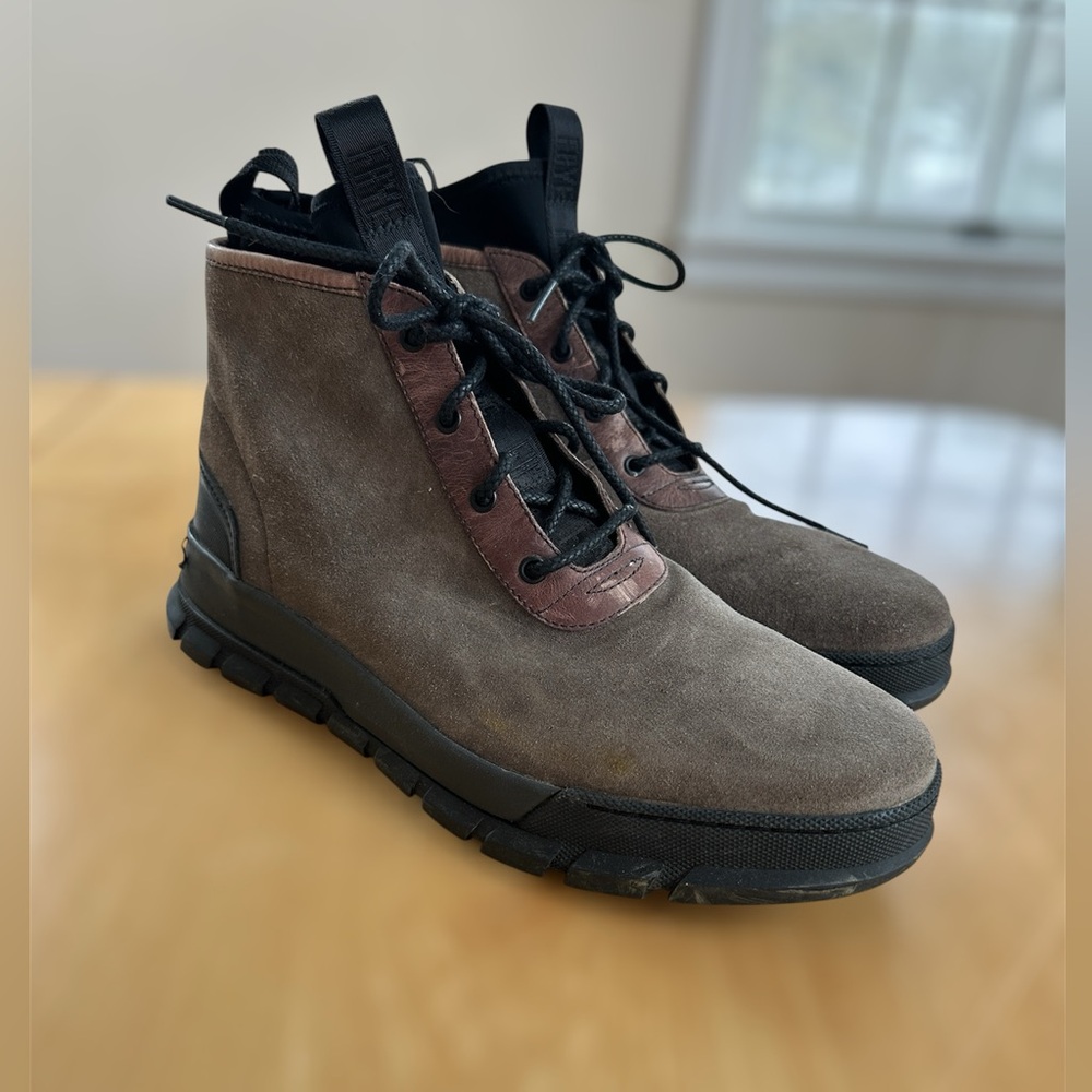 Frye Dark Brown Men's Boots EUC